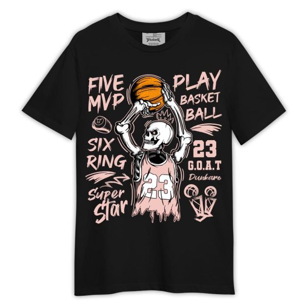 Low Legend Pink 11s Shirt, 23 G.O.A.T Skeleton Shirt Outfit Matching Jordan Shirt Jezsport.com