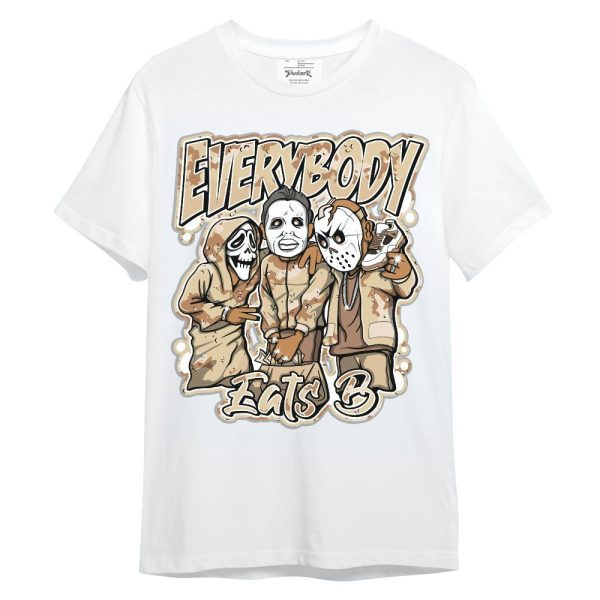 Desert Camo 3s Shirt - Everybody Eatin Bro Graphic Unisex Shirt Matching Jordan Shirt Jezsport.com