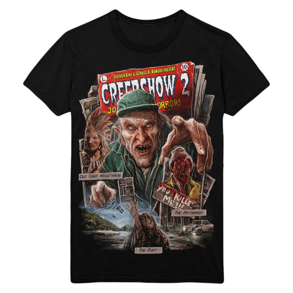 Creepshow 2 More Jolting Tales of Horror T Shirt Funny Halloween Shirt For Halloween Jezsport.com