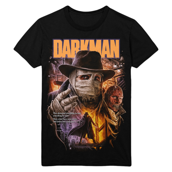 Darkman Crime Has a New Enemy T Shirt Funny Halloween Shirt For Halloween Jezsport.com