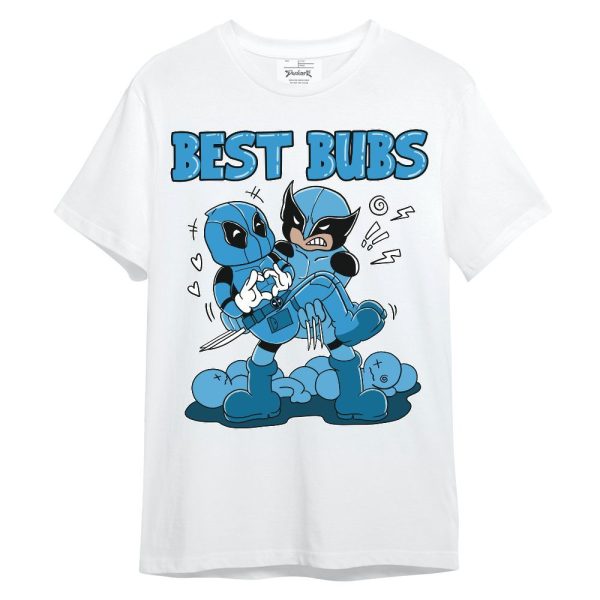 Powder Blue 9s Shirt - Bubs Cartoon Unisex Shirt Matching Jordan Shirt Jezsport.com