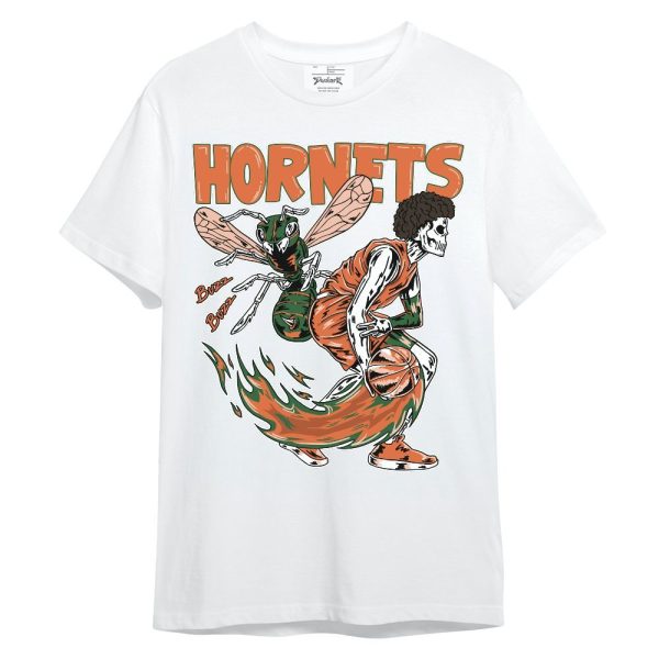 Low Miami 5s Shirt - Hornet Skeleton Unisex Shirt Matching Jordan Shirt Jezsport.com