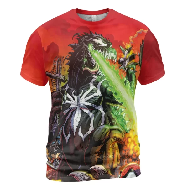 Marvel's Godzilla Venomized Shirt, Marvel Shirt For Men And Women Jezsport.com