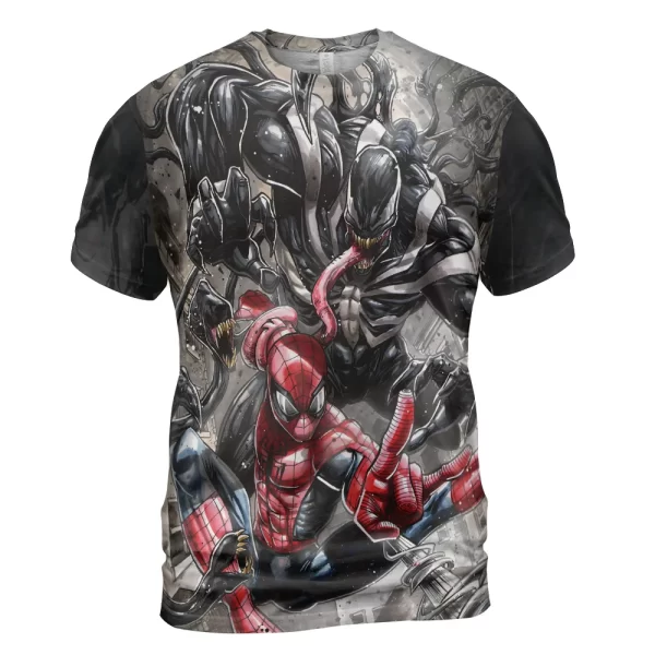 Spidey vs Venom Shirt, Marvel Shirt For Men And Women Jezsport.com