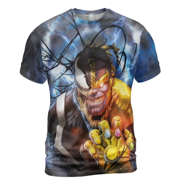 Thanos vs Venom Shirt, Marvel Shirt For Men And Women Jezsport.com