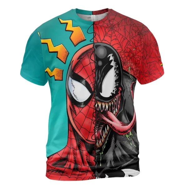 Spiderman Mix Venom Shirt, Marvel Shirt For Men And Women Jezsport.com