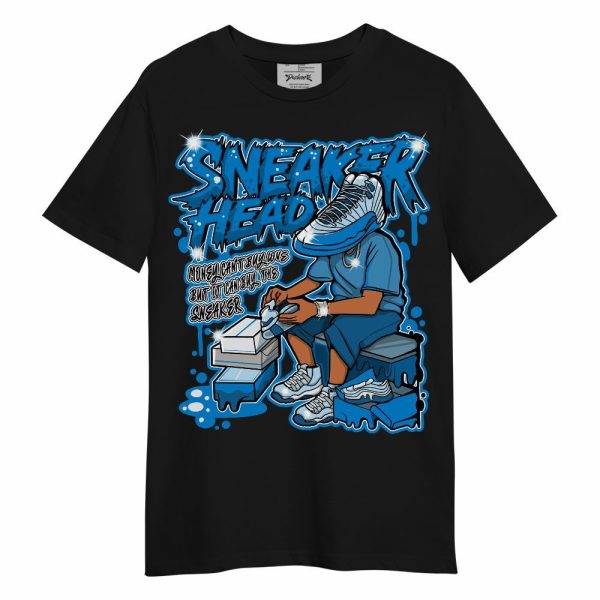 Industrial Blue 4s Shirt - Sneakers Headache Graphic Unisex Shirt Matching Jordan Shirt Jezsport.com