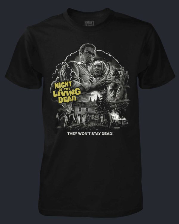 Night of the Living Dead Funny Halloween Shirt For Halloween Jezsport.com