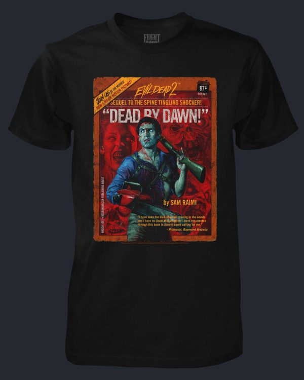 Evil Dead II Pulp Novel Funny Halloween Shirt For Halloween Jezsport.com