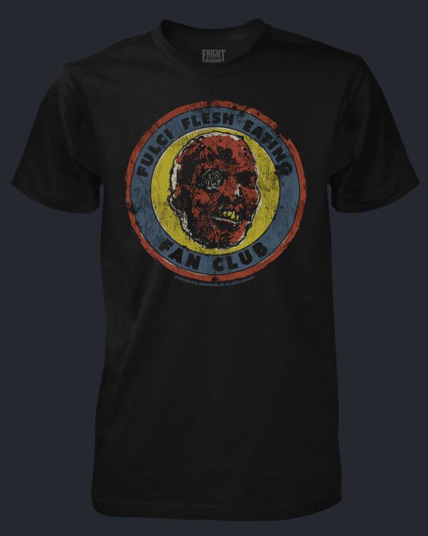 Fulci Flesh Eating Fan Club Funny Halloween Shirt For Halloween Jezsport.com