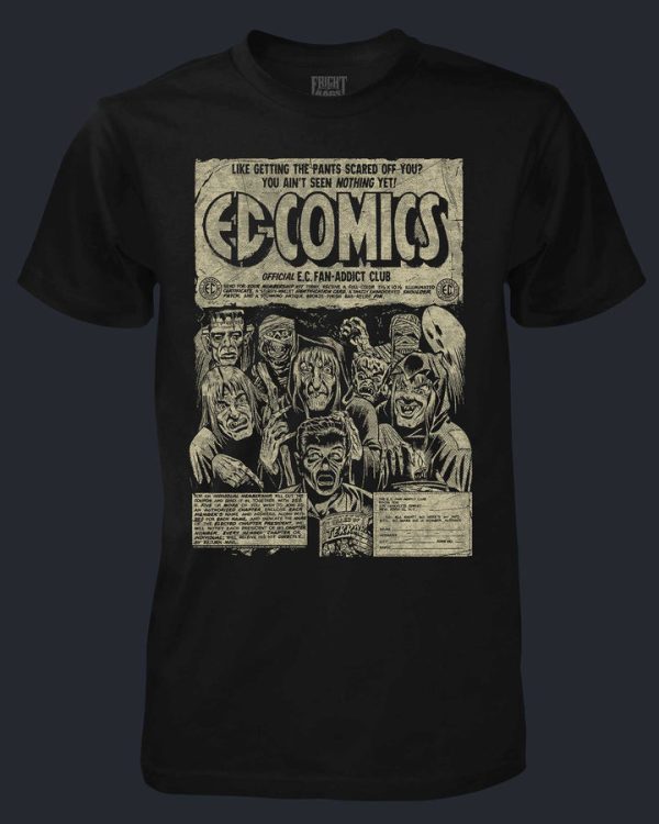 EC Comics Fan Club Funny Halloween Shirt For Halloween Jezsport.com