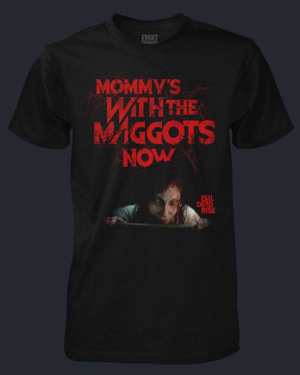 Mommy's With The Maggots Now Funny Halloween Shirt For Halloween Jezsport.com