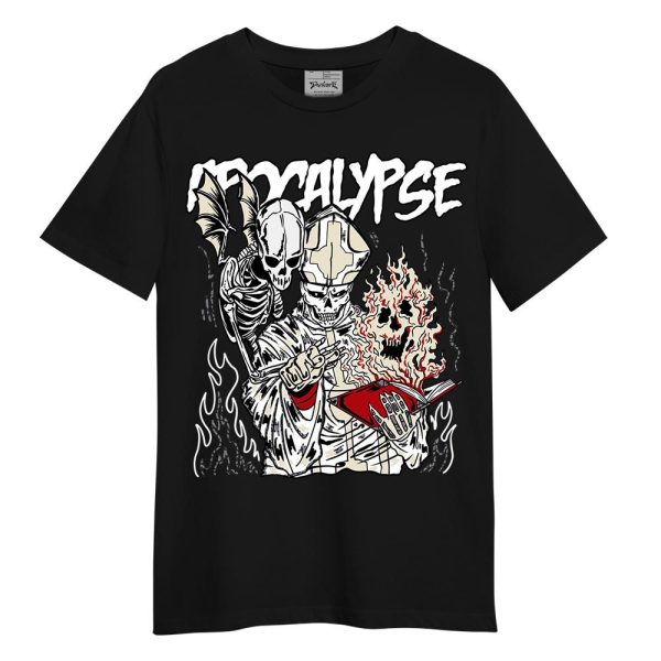 Cement Grey 3s Shirt - Apocalypse Skeleton Shirt Unisex Matching Jordan Shirt Jezsport.com