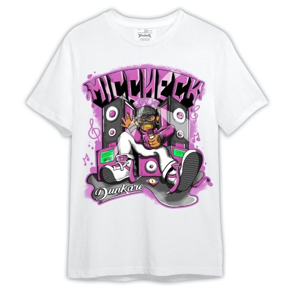 Hyper Violet 4s Shirt, Mic Check Rap Shirt Outfit 1005 LGH Matching Jordan Shirt Jezsport.com