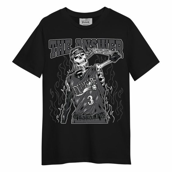 White Thunder 4s Shirt - Allen Answer Skeleton Unisex Shirt Jezsport.com