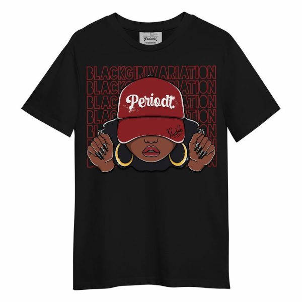 Alternate Flu Game 12s Shirt, Black Girl Variation Unisex Shirt Matching Jordan Shirt Jezsport.com