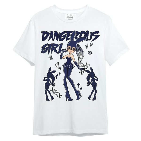 Midnight Navy 11s Shirt - Dangerous.Girl Unisex Shirt Matching Jordan Shirt Jezsport.com