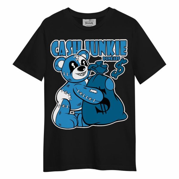 Powder Blue 9s Shirt - Cashs Junkie Bear Unisex Shirt Matching Jordan Shirt Jezsport.com