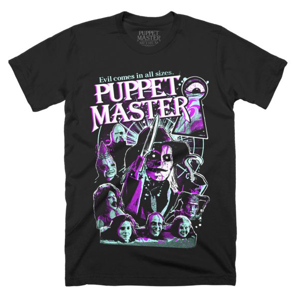 Puppet Master Evil Comes In All Sizes T-Shirt Funny Halloween Shirt For Halloween Jezsport.com