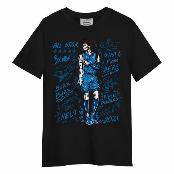 Industrial Blue 4s Shirt - Not 'ere Skeleton Unisex Shirt Matching Jordan Shirt Jezsport.com