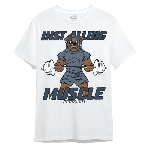 Low Diffused Blue 11s Shirt - Installing Muscle Bear Unisex Shirt Matching Jordan Shirt Jezsport.com