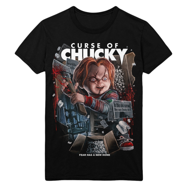 Curse of Chucky Fear Has a New Home T Shirt Funny Halloween Shirt For Halloween Jezsport.com