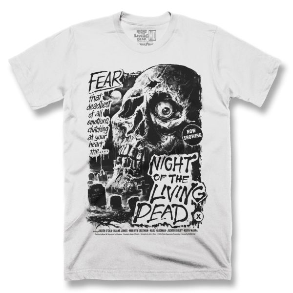 Night Of The Living Dead Fear T-Shirt Funny Halloween Shirt For Halloween Jezsport.com