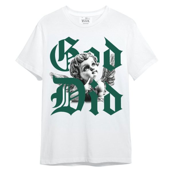 Oxidized Green 4s Shirt, God Did Angel Unisex Shirt Matching Jordan Shirt Jezsport.com