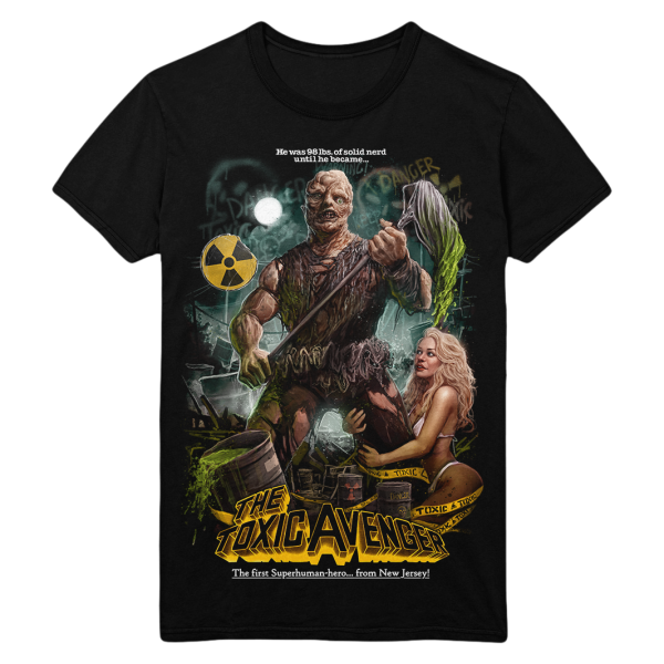 The Toxic Avenger The First Superhuman Hero from New Jersey T Shirt Funny Halloween Shirt For Halloween Jezsport.com