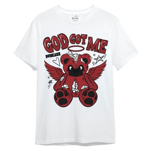 Alternate Flu Game 12s Shirt - Gods Guides Me Bear Unisex Shirt Matching Jordan Shirt Jezsport.com