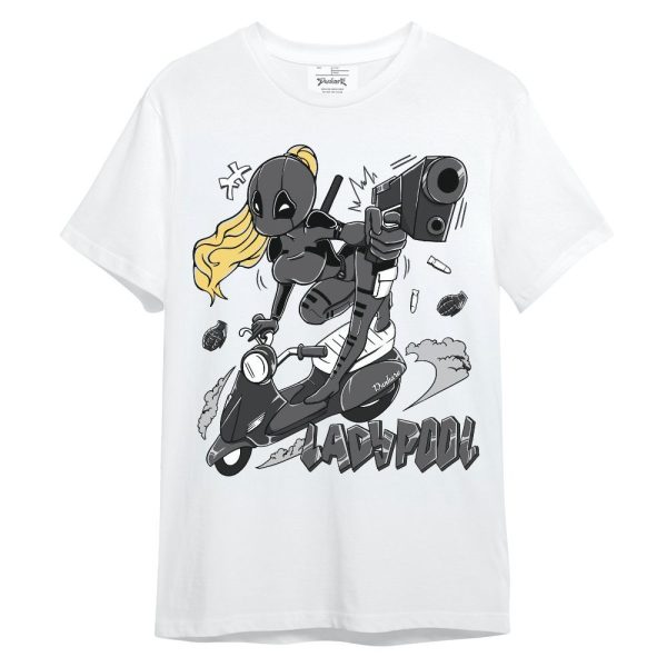 White Thunder 4s Shirt - Lady Pool Cartoon Unisex Shirt Jezsport.com