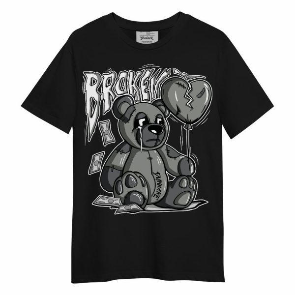 Paris Cement Grey 4s Shirt - Broken Bear Shirt Unisex Oufit Unisex Shirt Matching Jordan Shirt Jezsport.com