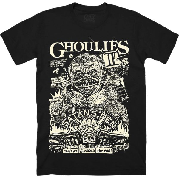 Ghoulies Ii: Enter If You Dare - T-shirt (Glow In The Dark) Funny Halloween Shirt For Halloween Jezsport.com