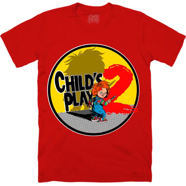 Child’s Play 2: It’s Playtime - T-shirt (Blood Red) Funny Halloween Shirt For Halloween Jezsport.com