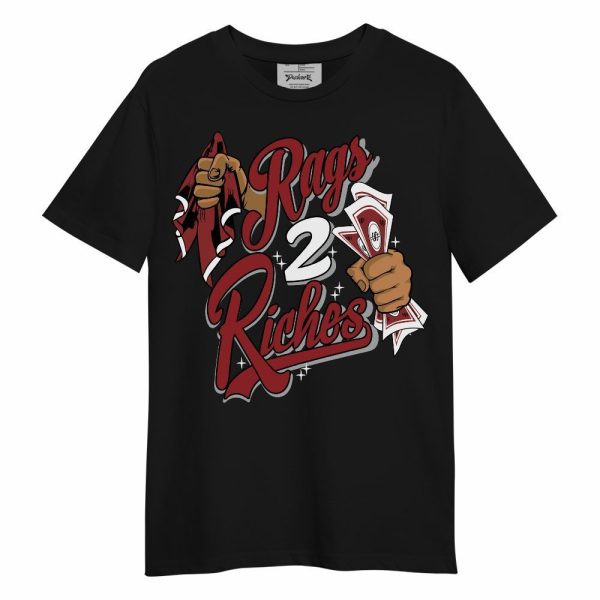 Alternate Flu Game 12s Shirt, Rag 2 Riches Unisex Shirt Matching Jordan Shirt Jezsport.com