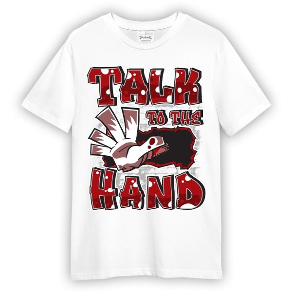 Red Taxi 12s Shirt - Talk To Hand Graphic Shirt Unisex Matching Jordan Shirt Jezsport.com