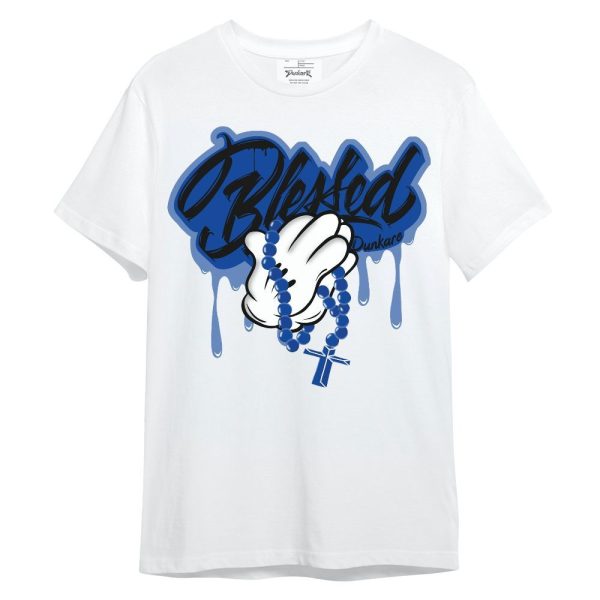 Hyper Royal 12s Shirt, God Blessed Drip Unisex Shirt Matching Jordan Shirt Jezsport.com