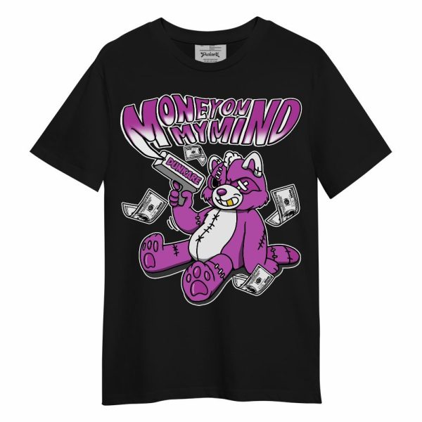 Hyper Violet 4s Shirt - Money On My Mind Raccoon Unisex Shirt Matching Jordan Shirt Jezsport.com