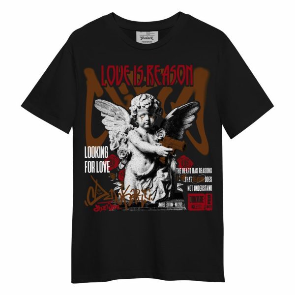 Archaeo Brown 5s Shirt, Love Is Reason Unisex Shirt Matching Jordan Shirt Jezsport.com