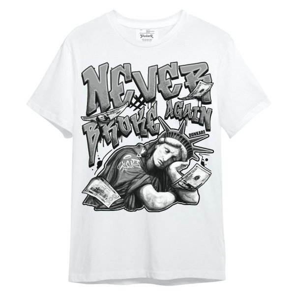 Black Wolf Grey 12s Shirt, Never Broke Again Graffiti Unisex Shirt Matching Jordan Shirt Jezsport.com