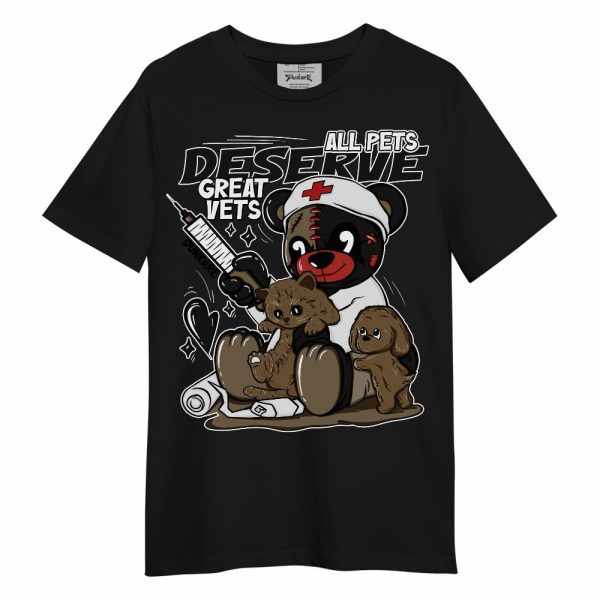 Olive 9s Shirt - All Pets Deserve Great Vets Bear Shirt Unisex Oufit Unisex Shirt Jezsport.com