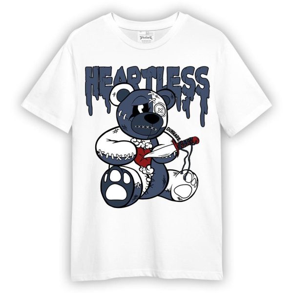 Low Diffused Blue 11s Shirt - Heartless Bear Shirt Unisex Matching Jordan Shirt Jezsport.com