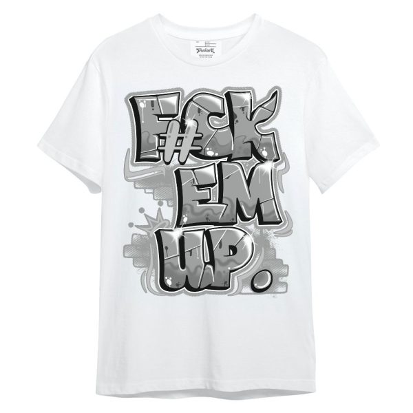 Black Wolf Grey 12s Shirt - F#ck Em Graphic Unisex Shirt Matching Jordan Shirt Jezsport.com