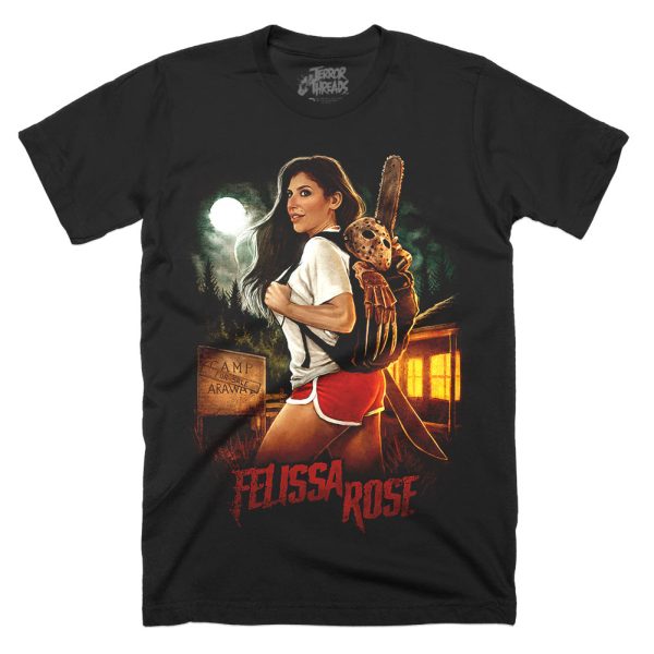 Felissa Rose Happy Camper T-Shirt Funny Halloween Shirt For Halloween Jezsport.com