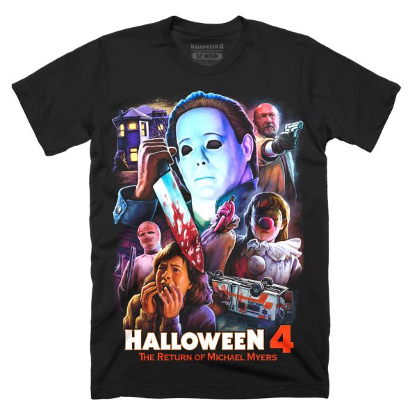 Halloween 4 Here To Kill T-shirt Funny Halloween Shirt For Halloween Jezsport.com