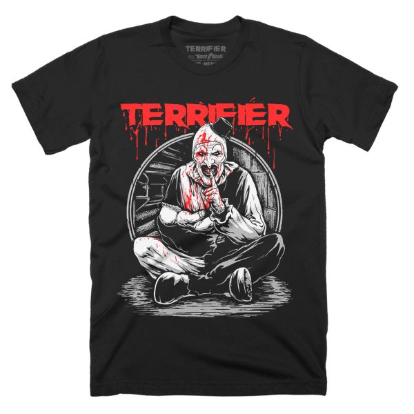 Terrifier Hush Little Baby T-Shirt Funny Halloween Shirt For Halloween Jezsport.com