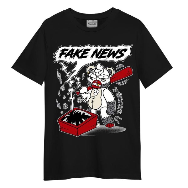 Cement Grey 3s Shirt - False News Hugz Shirt Unisex Matching Jordan Shirt Jezsport.com