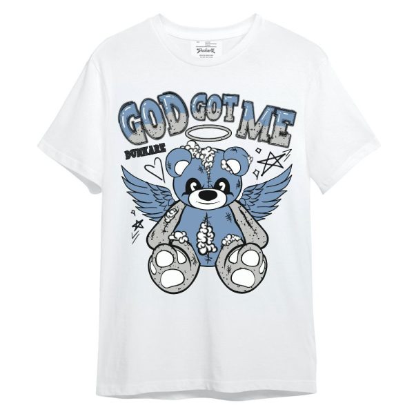 University Blue 4s Shirt - Gods Guides Me Bear Unisex Shirt Matching Jordan Shirt Jezsport.com