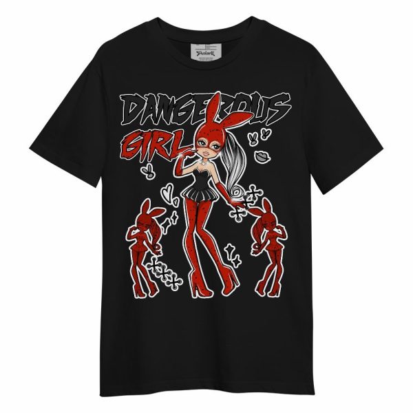 Red Cement 4s Shirt - Dangerous.Girl Unisex Shirt Matching Jordan Shirt Jezsport.com