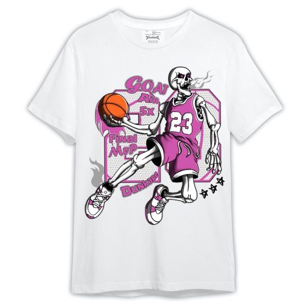 Hyper Violet 4s Shirt, 23 G.O.A.T Basketball Shirt Outfit Matching Jordan Shirt Jezsport.com